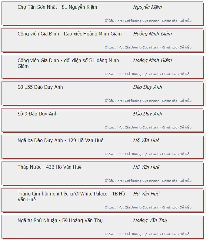 odau.info: lộ trình và tuyến phố đi qua của tuyến bus số 55 ở tp. Hồ Chí Minh no04
