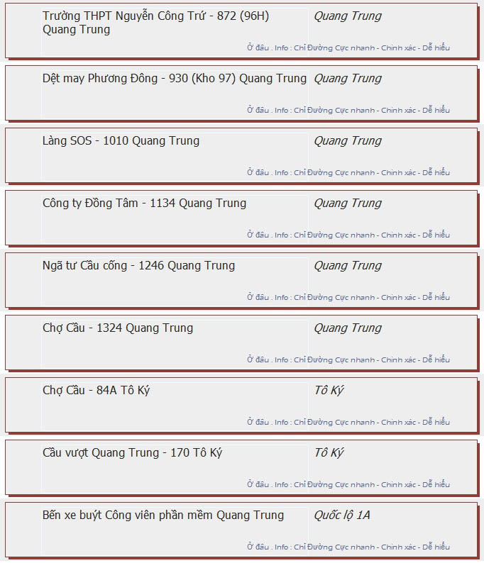 odau.info: lộ trình và tuyến phố đi qua của tuyến bus số 55 ở tp. Hồ Chí Minh no11