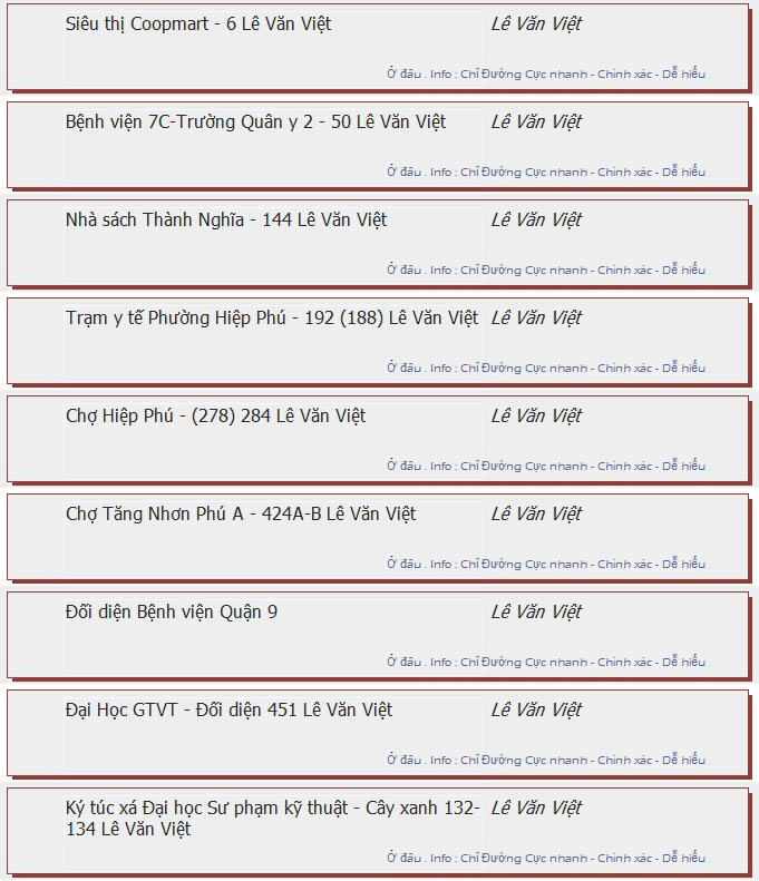 odau.info: lộ trình và tuyến phố đi qua của tuyến bus số 56 ở tp. Hồ Chí Minh no07