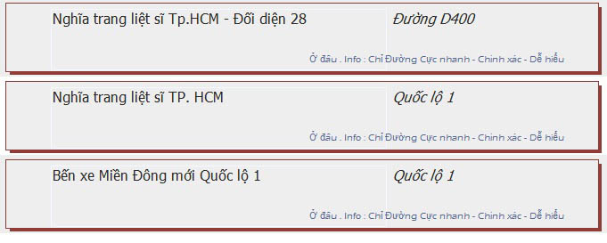 odau.info: lộ trình và tuyến phố đi qua của tuyến bus số 56 ở tp. Hồ Chí Minh no09