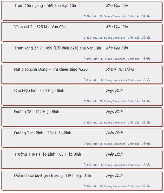 odau.info: lộ trình và tuyến phố đi qua của tuyến bus số 57 ở tp. Hồ Chí Minh no04