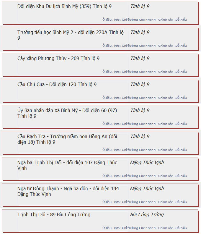 odau.info: lộ trình và tuyến phố đi qua của tuyến bus số 58 ở tp. Hồ Chí Minh no07