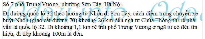 Trung tâm Chính trị Hà Nội khu vực Sơn Tây 