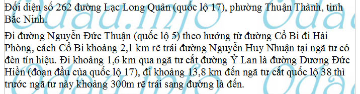 Đội CSGT đường bộ số 2 tỉnh Bắc Ninh – phường Thuận Thành 