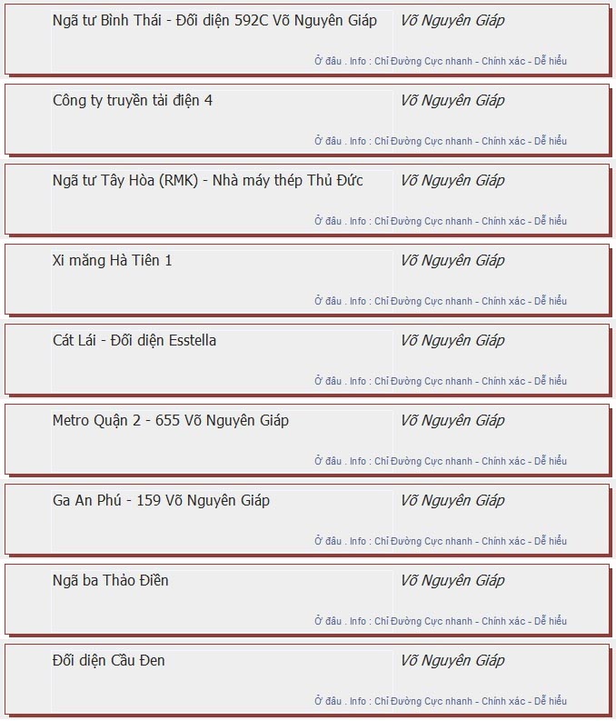 odau.info: lộ trình và tuyến phố đi qua của tuyến bus số 67 ở tp. Hồ Chí Minh no07