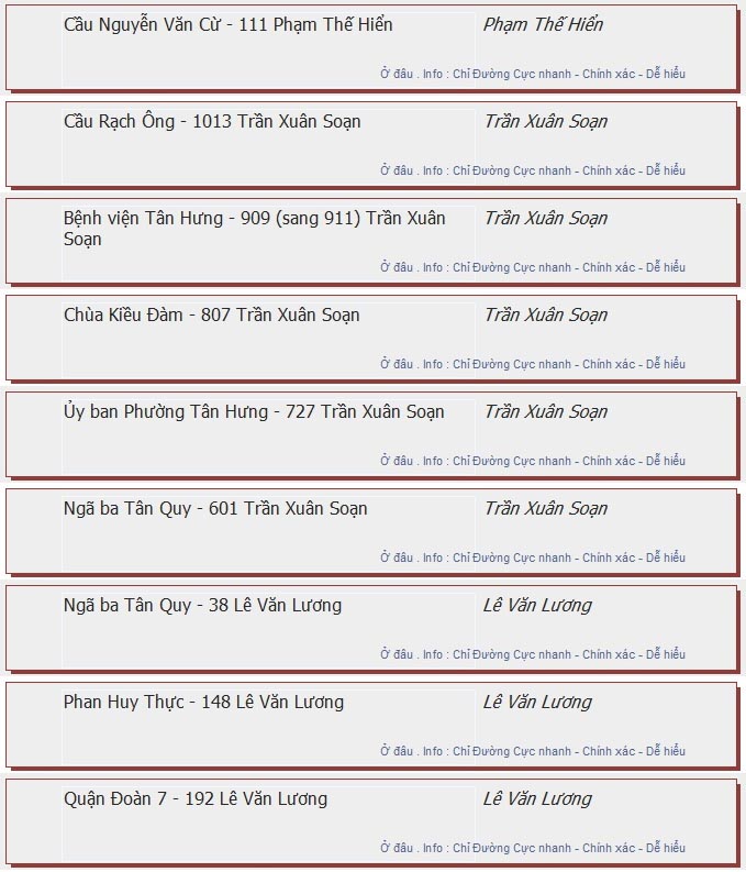 odau.info: lộ trình và tuyến phố đi qua của tuyến bus số 68 ở tp. Hồ Chí Minh no03