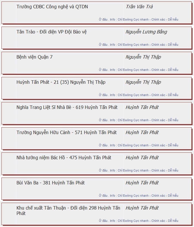 odau.info: lộ trình và tuyến phố đi qua của tuyến bus số 68 ở tp. Hồ Chí Minh no05