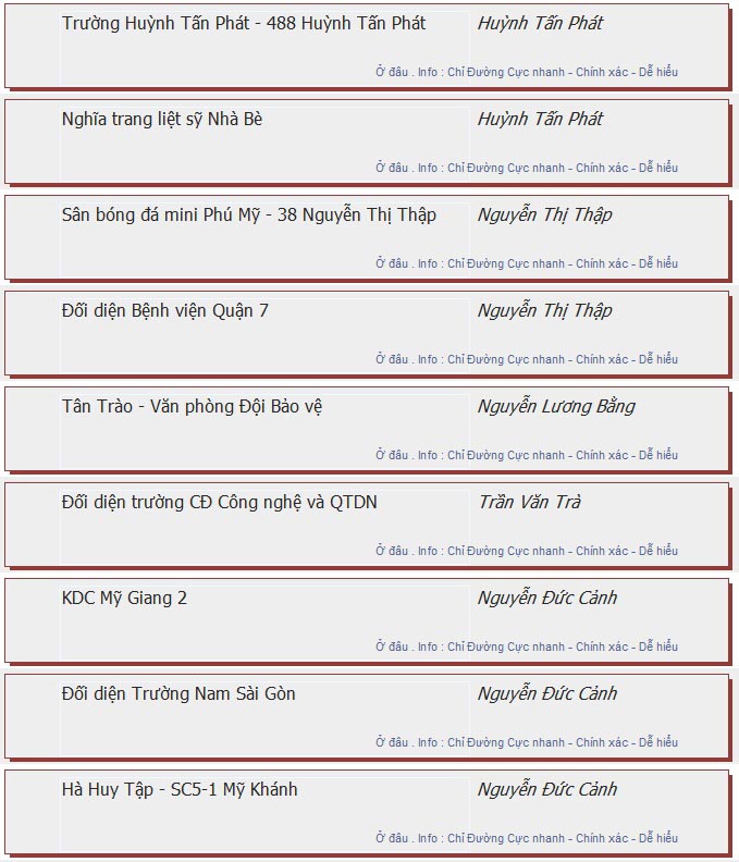 odau.info: lộ trình và tuyến phố đi qua của tuyến bus số 68 ở tp. Hồ Chí Minh no08