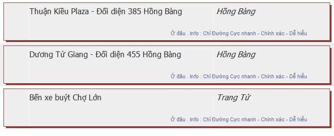 odau.info: lộ trình và tuyến phố đi qua của tuyến bus số 68 ở tp. Hồ Chí Minh no12