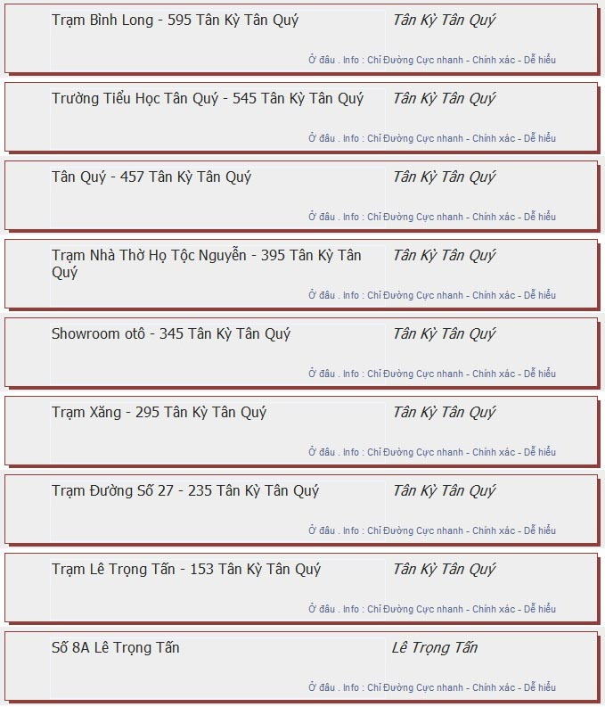odau.info: lộ trình và tuyến phố đi qua của tuyến bus số 69 ở tp. Hồ Chí Minh no07