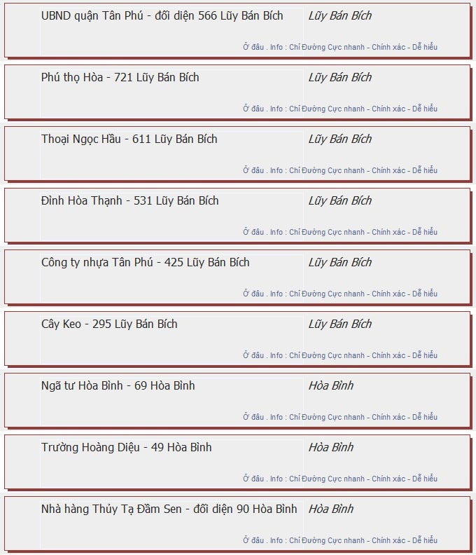 odau.info: lộ trình và tuyến phố đi qua của tuyến bus số 69 ở tp. Hồ Chí Minh no14