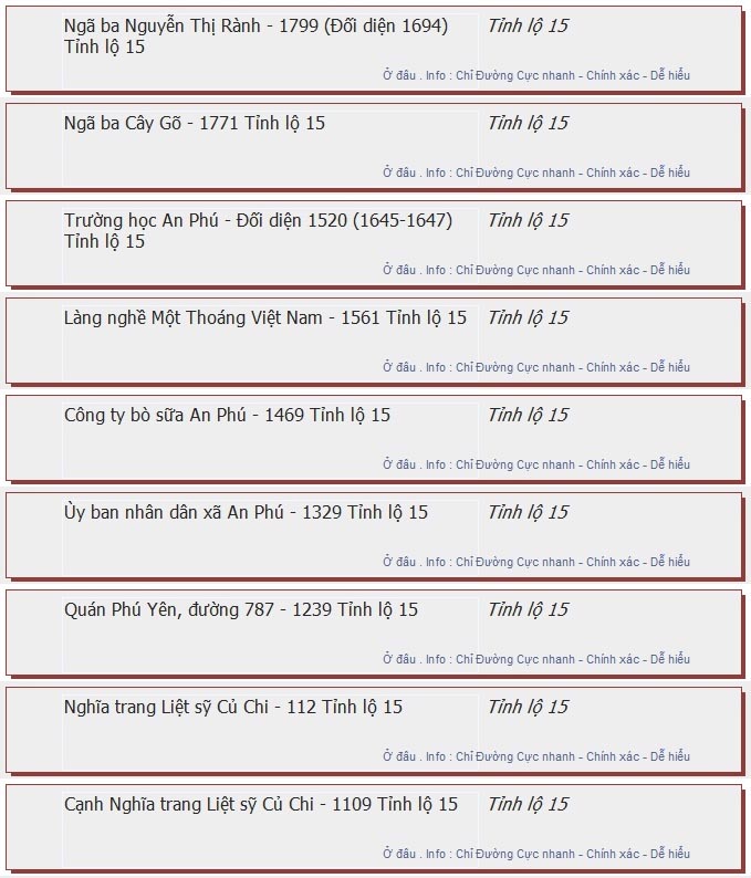 odau.info: lộ trình và tuyến phố đi qua của tuyến bus số 70 ở tp. Hồ Chí Minh no07