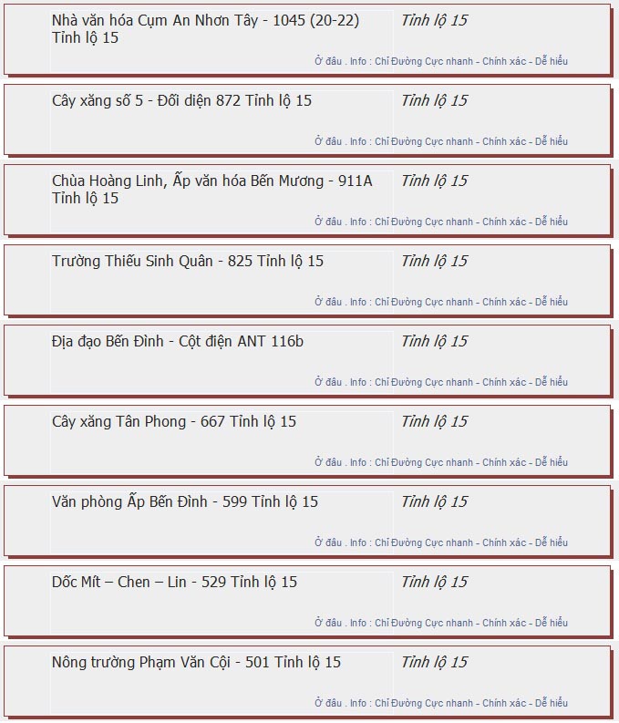 odau.info: lộ trình và tuyến phố đi qua của tuyến bus số 70 ở tp. Hồ Chí Minh no08