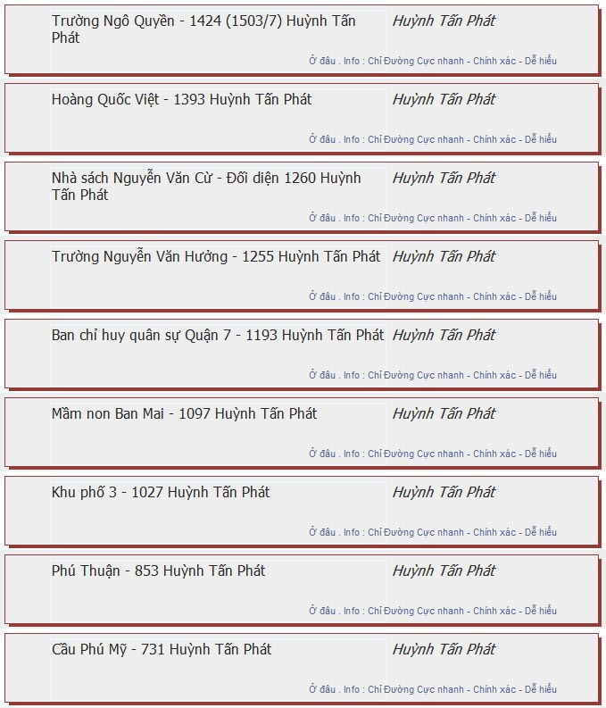 odau.info: lộ trình và tuyến phố đi qua của tuyến bus số 75 ở tp. Hồ Chí Minh no15
