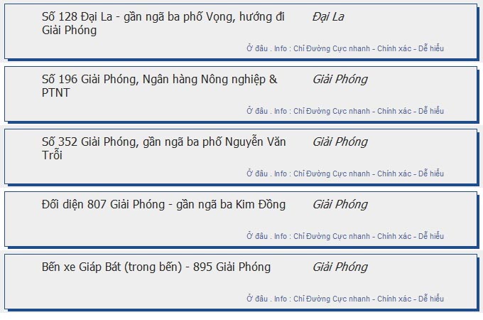 odau.info: lộ trình và tuyến phố đi qua của tuyến bus số 32tc ở Hà Nội no06
