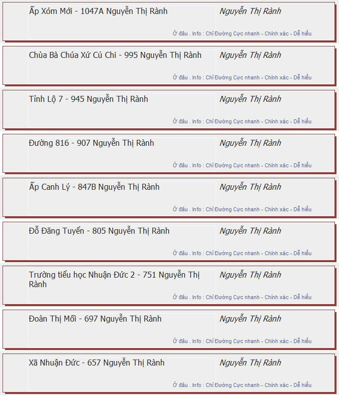 odau.info: lộ trình và tuyến phố đi qua của tuyến bus số 79 ở tp. Hồ Chí Minh no08