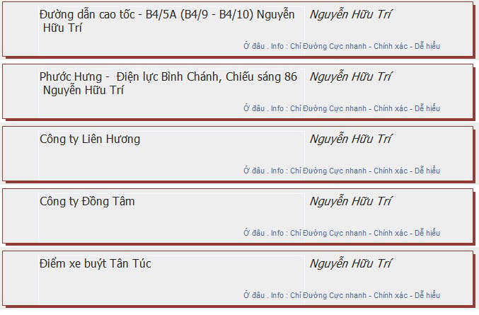 odau.info: lộ trình và tuyến phố đi qua của tuyến bus số 84 ở tp. Hồ Chí Minh no05