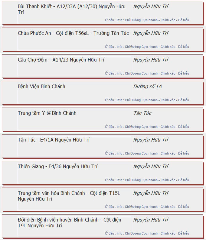 odau.info: lộ trình và tuyến phố đi qua của tuyến bus số 84 ở tp. Hồ Chí Minh no07