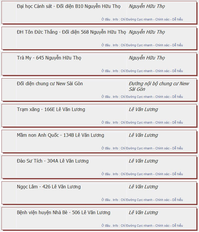 odau.info: lộ trình và tuyến phố đi qua của tuyến bus số 86 ở tp. Hồ Chí Minh no03