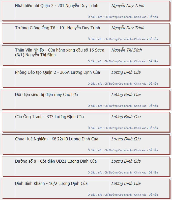 odau.info: lộ trình và tuyến phố đi qua của tuyến bus số 88 ở tp. Hồ Chí Minh no12
