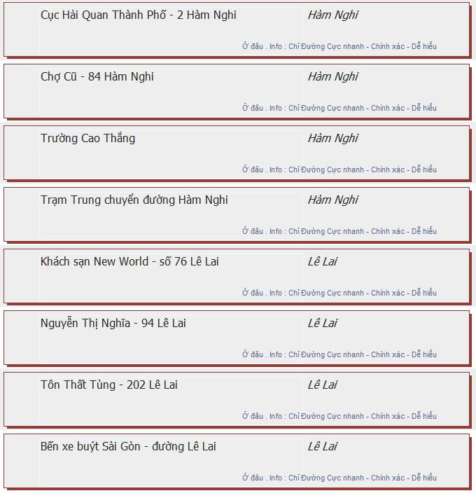 odau.info: lộ trình và tuyến phố đi qua của tuyến bus số 88 ở tp. Hồ Chí Minh no14