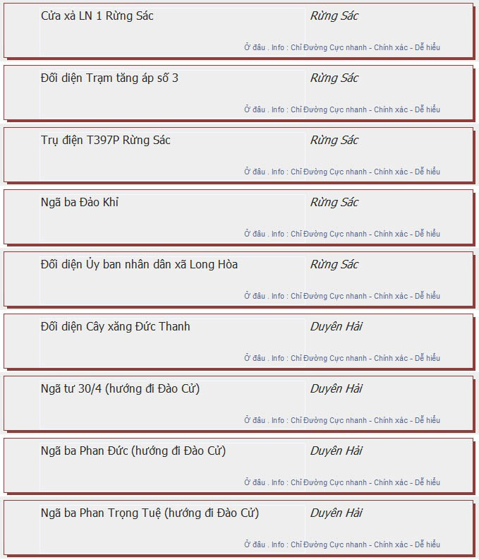 odau.info: lộ trình và tuyến phố đi qua của tuyến bus số 90 ở tp. Hồ Chí Minh no03
