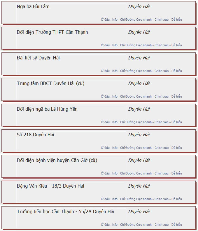 odau.info: lộ trình và tuyến phố đi qua của tuyến bus số 90 ở tp. Hồ Chí Minh no04
