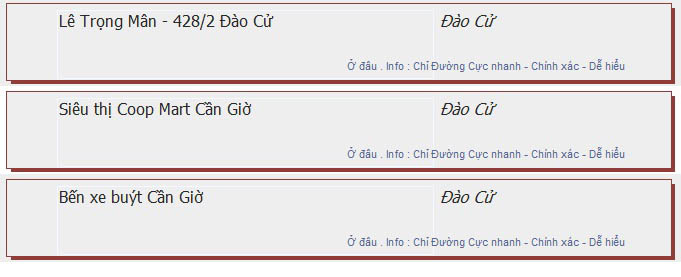 odau.info: lộ trình và tuyến phố đi qua của tuyến bus số 90 ở tp. Hồ Chí Minh no05