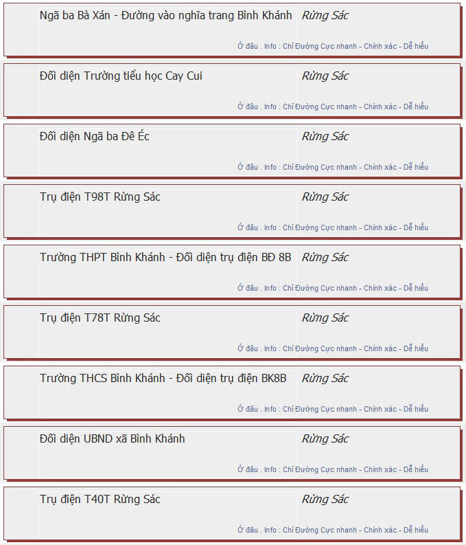 odau.info: lộ trình và tuyến phố đi qua của tuyến bus số 90 ở tp. Hồ Chí Minh no09