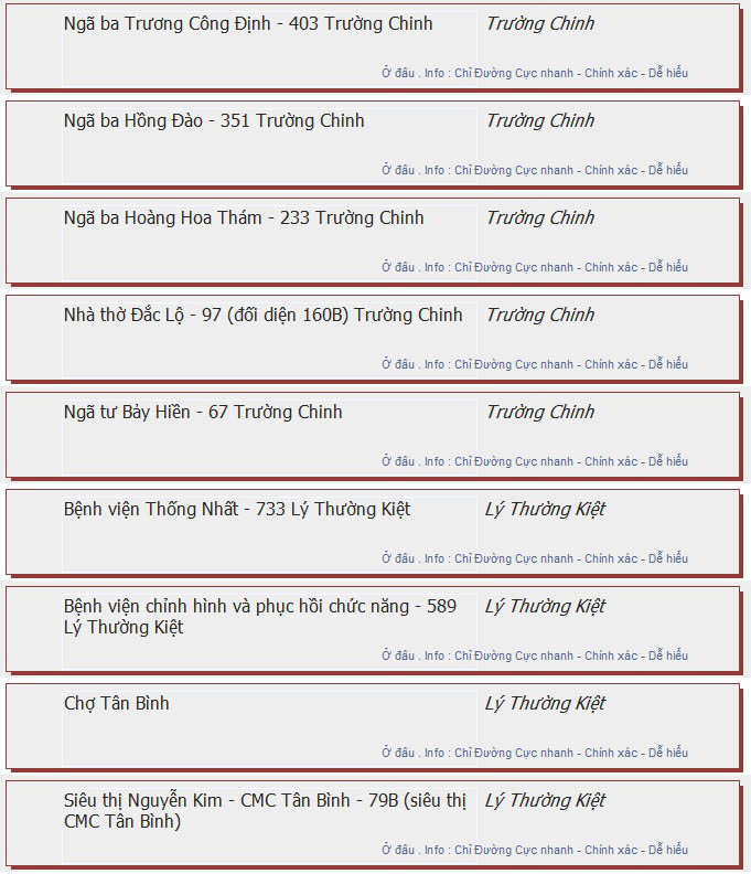 odau.info: lộ trình và tuyến phố đi qua của tuyến bus số 94 ở tp. Hồ Chí Minh no17