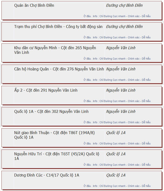 odau.info: lộ trình và tuyến phố đi qua của tuyến bus số 102 ở tp. Hồ Chí Minh no06