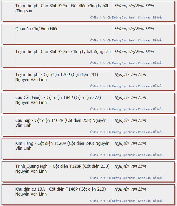 odau.info: lộ trình và tuyến phố đi qua của tuyến bus số 102 ở tp. Hồ Chí Minh no11