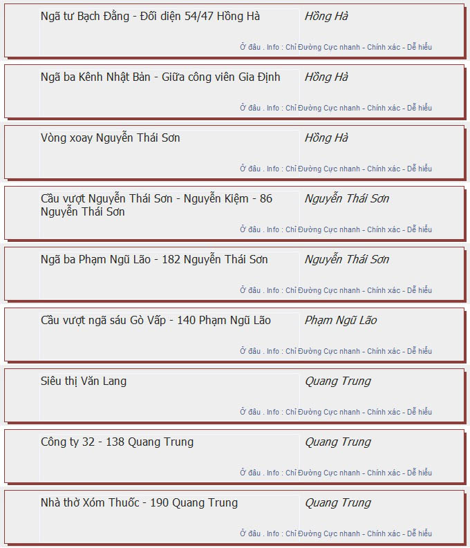 odau.info: lộ trình và tuyến phố đi qua của tuyến bus số 103 ở tp. Hồ Chí Minh no05