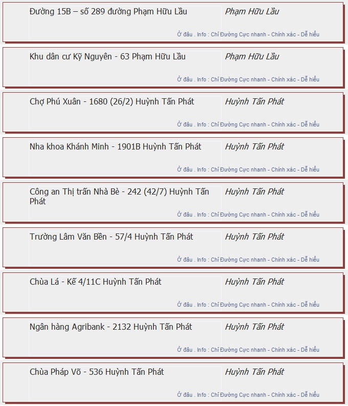 odau.info: lộ trình và tuyến phố đi qua của tuyến bus số 110 ở tp. Hồ Chí Minh no09