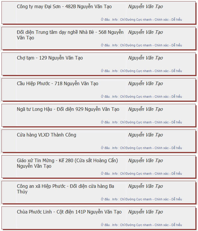 odau.info: lộ trình và tuyến phố đi qua của tuyến bus số 110 ở tp. Hồ Chí Minh no12