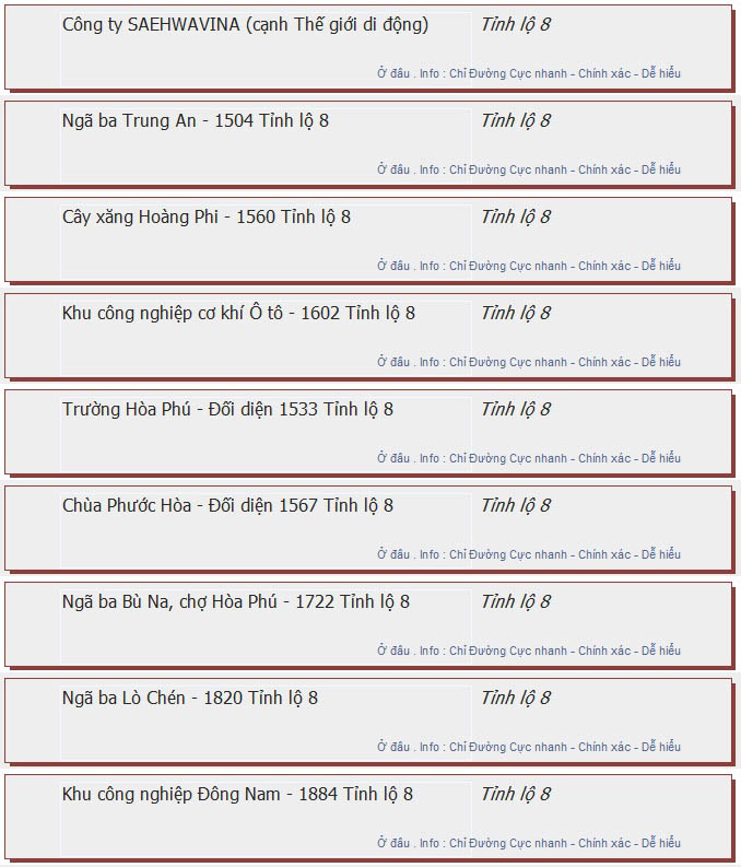 odau.info: lộ trình và tuyến phố đi qua của tuyến bus số 126 ở tp. Hồ Chí Minh no04