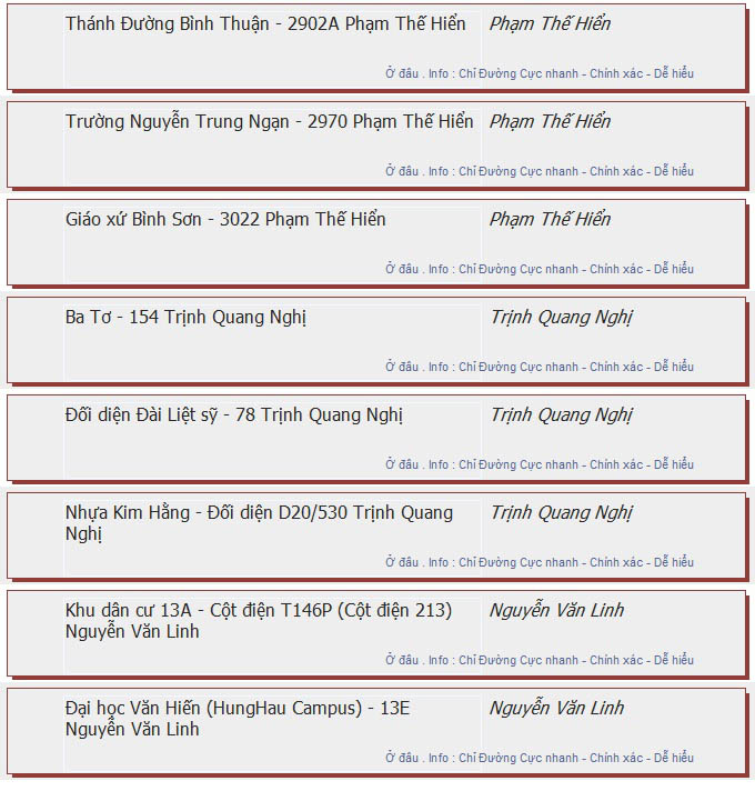 odau.info: lộ trình và tuyến phố đi qua của tuyến bus số 140 ở tp. Hồ Chí Minh no06