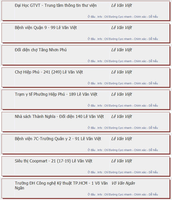 odau.info: lộ trình và tuyến phố đi qua của tuyến bus số 141 ở tp. Hồ Chí Minh no03