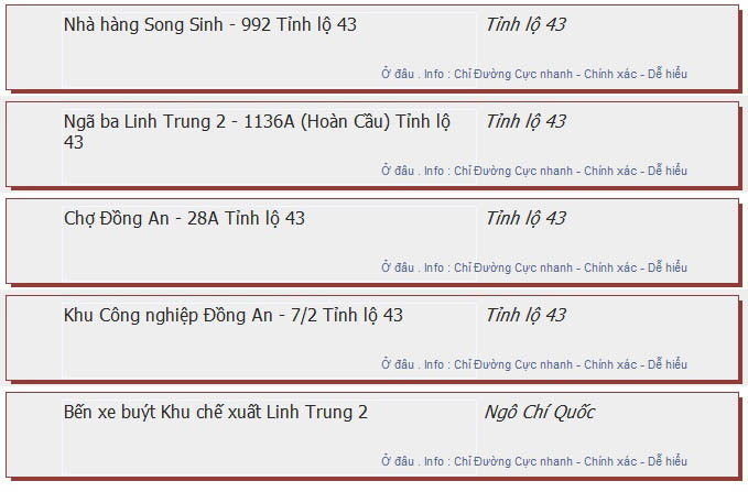 odau.info: lộ trình và tuyến phố đi qua của tuyến bus số 141 ở tp. Hồ Chí Minh no06