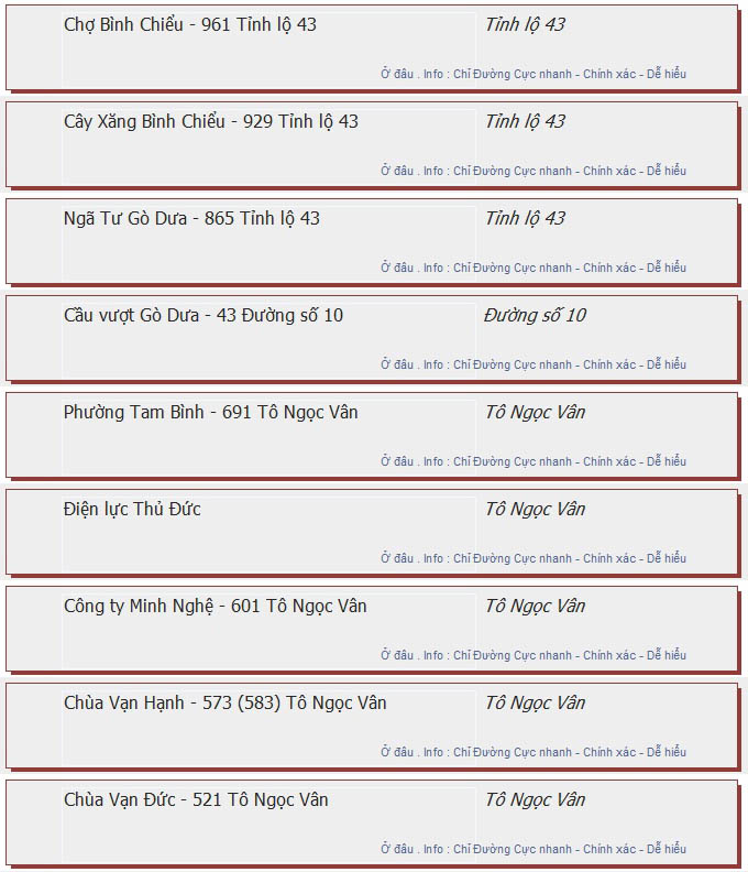 odau.info: lộ trình và tuyến phố đi qua của tuyến bus số 141 ở tp. Hồ Chí Minh no08
