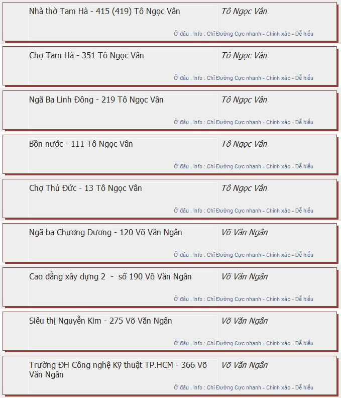 odau.info: lộ trình và tuyến phố đi qua của tuyến bus số 141 ở tp. Hồ Chí Minh no09