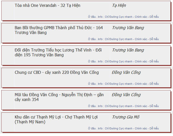 odau.info: lộ trình và tuyến phố đi qua của tuyến bus số 157 ở tp. Hồ Chí Minh no04