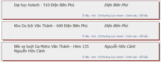 odau.info: lộ trình và tuyến phố đi qua của tuyến bus số 159 ở tp. Hồ Chí Minh no03