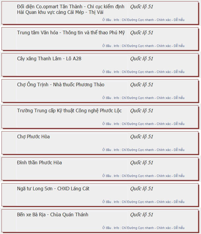odau.info: lộ trình và tuyến phố đi qua của tuyến bus số 172 ở tp. Hồ Chí Minh no08
