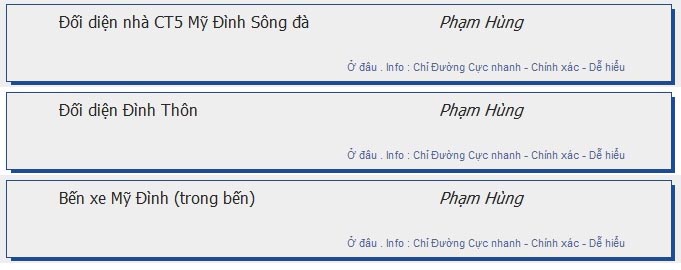 odau.info: lộ trình và tuyến phố đi qua của tuyến bus số 157TC ở Hà Nội no12