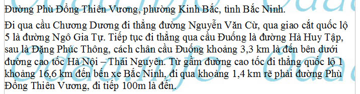 Trung tâm Phát triển quỹ đất phường Kinh Bắc 